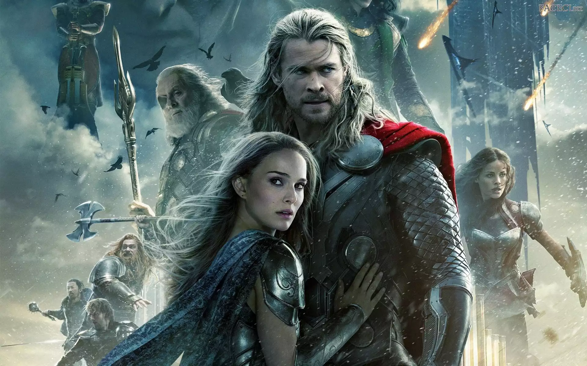 Mroczny Åšwiat, Chris Hemsworth, Thor, Natalie Portman